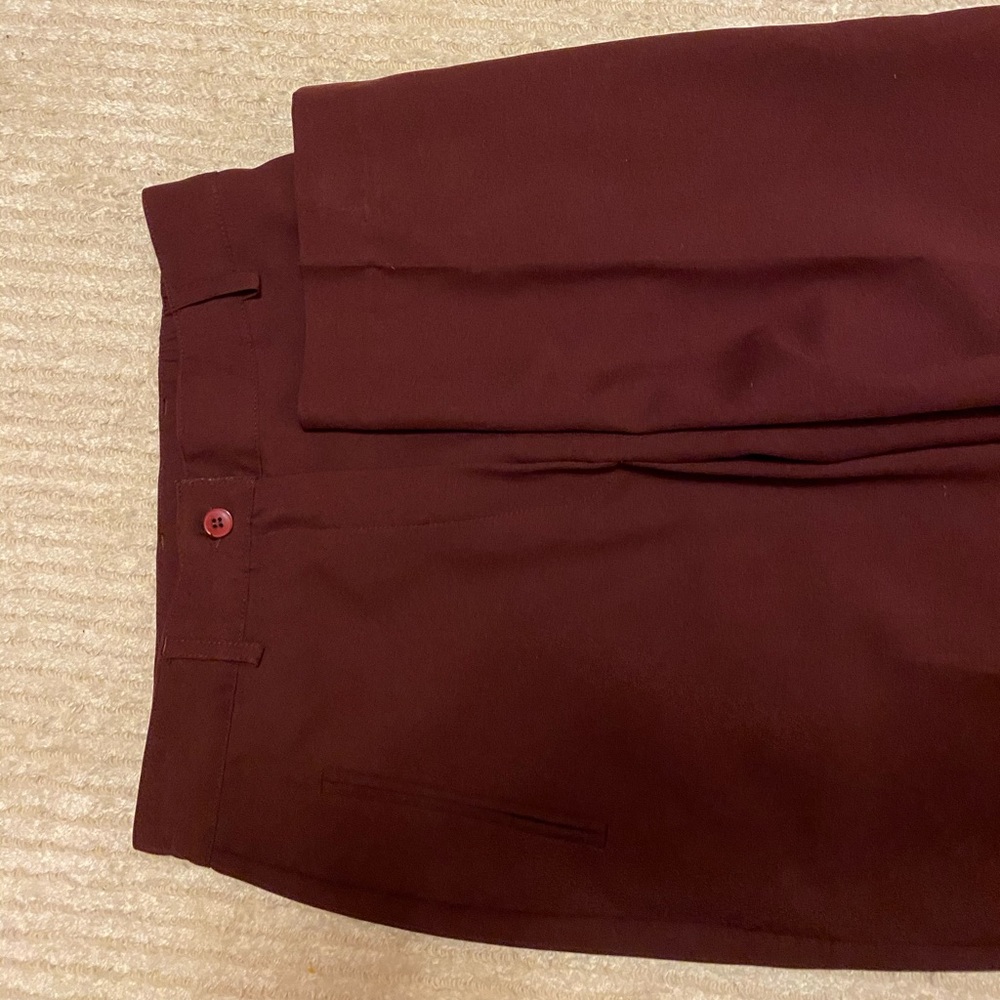 Vintage 90’s red straight leg trouser high rise